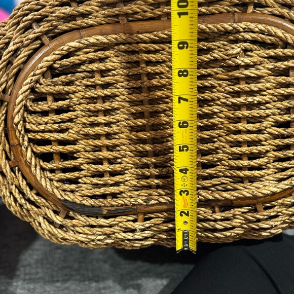 Woven Basket with Purple Lining & accent - Picture 14 of 16